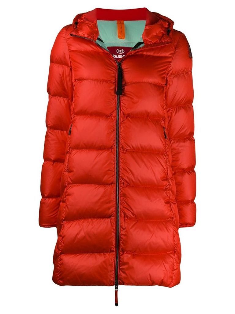 Parajumpers slim fit puffer coat - Red