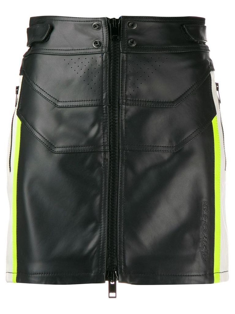 Diesel fitted biker skirt - Black