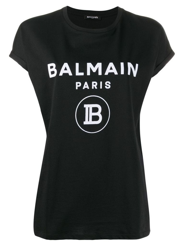 Balmain logo T-shirt - Black