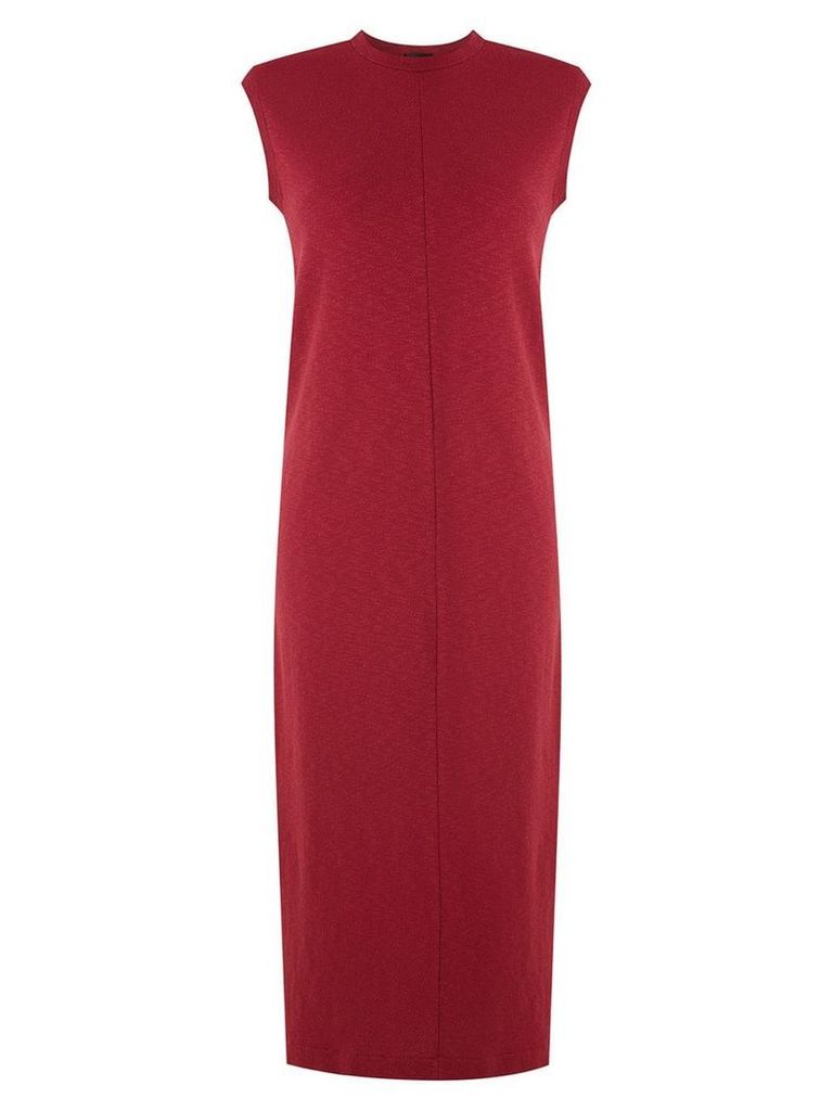 Osklen Sleeveless Rustic Fit ribbed dress - Red