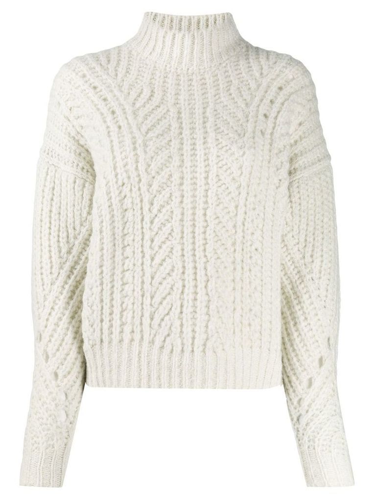IRO cable knit jumper - White