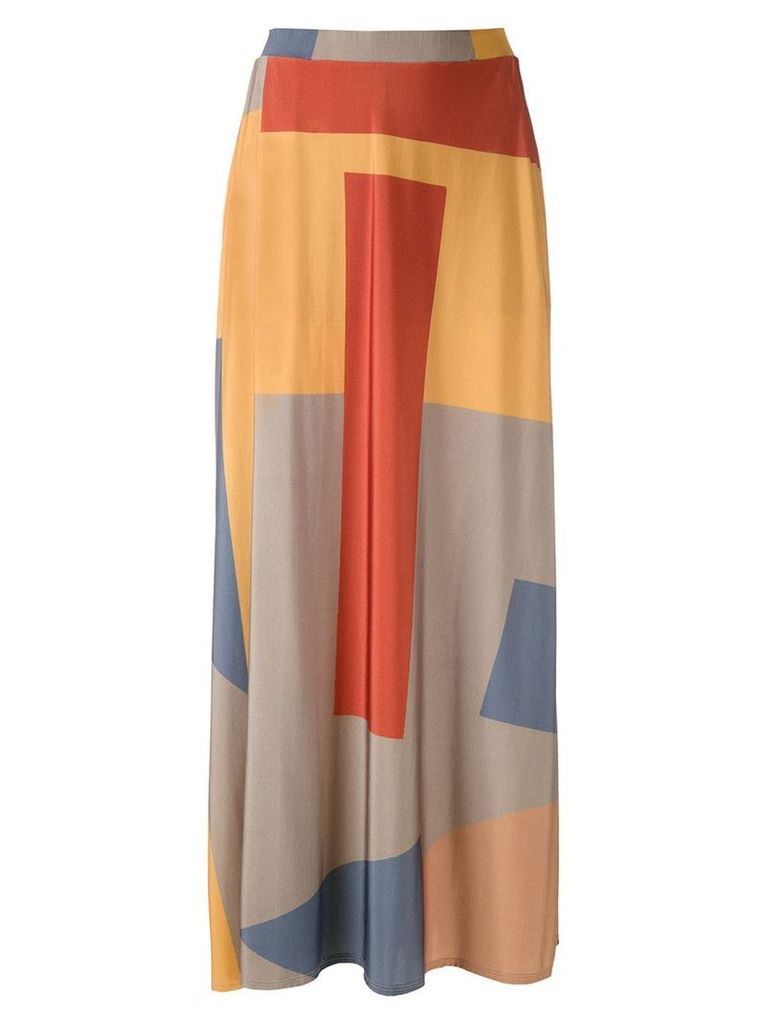 Alcaçuz geometric print Manoela skirt - Multicolour