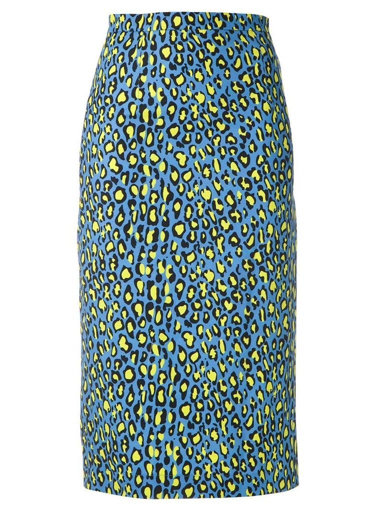 Reinaldo Lourenço printed midi pencel skirt - Multicolour