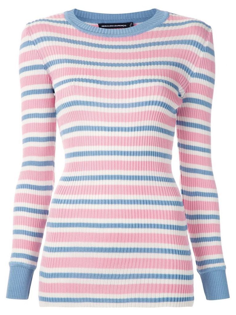 Reinaldo Lourenço striped knit blouse - Multicolour