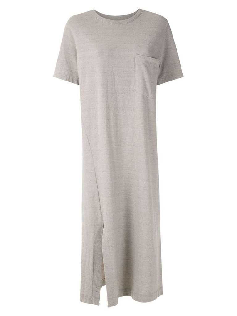 Osklen Rustic Eco T-shirt dress - Grey