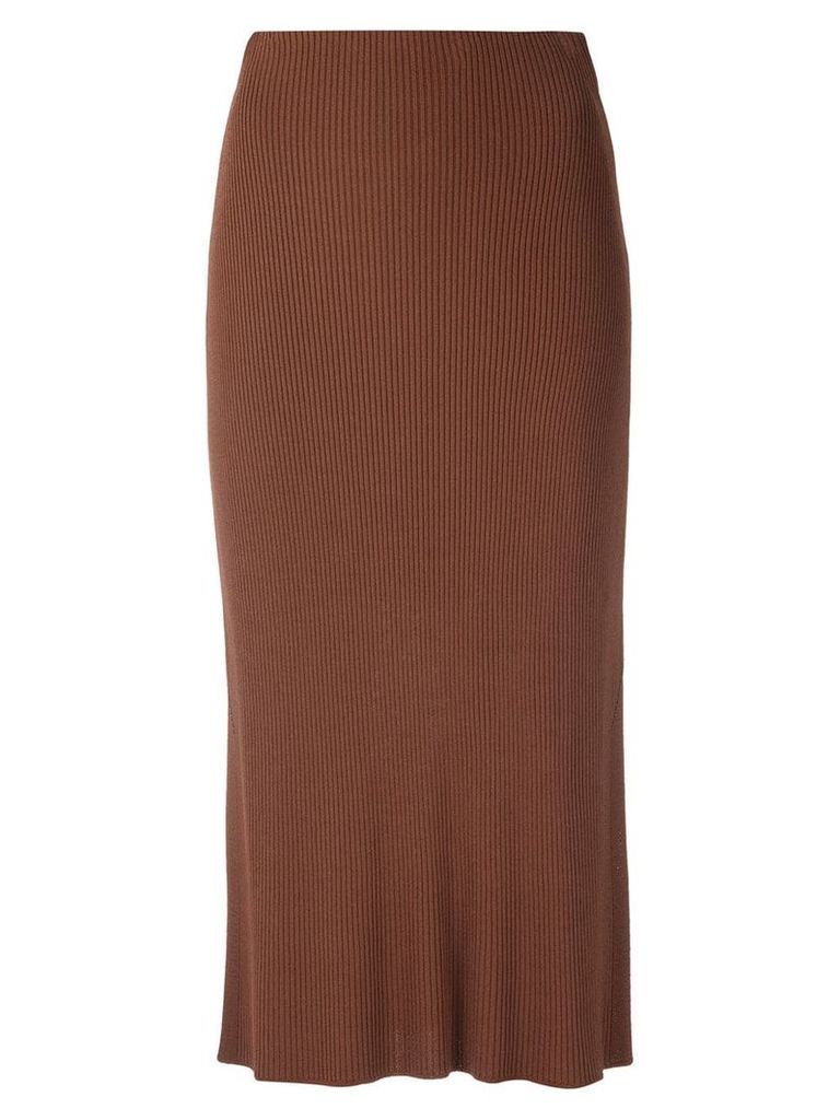 Osklen knit midi skirt - Brown