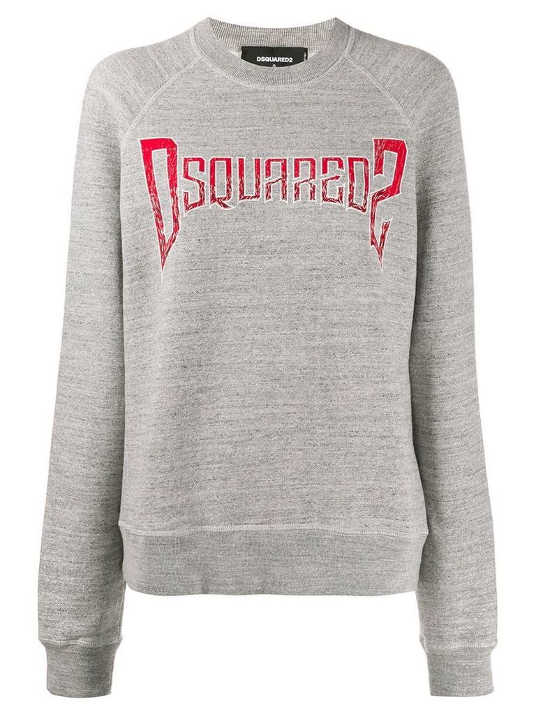 Dsquared2 logo print jumper - Grey