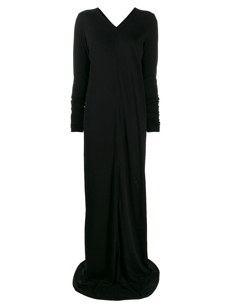 Rick Owens DRKSHDW long-sleeve flared dress - Black