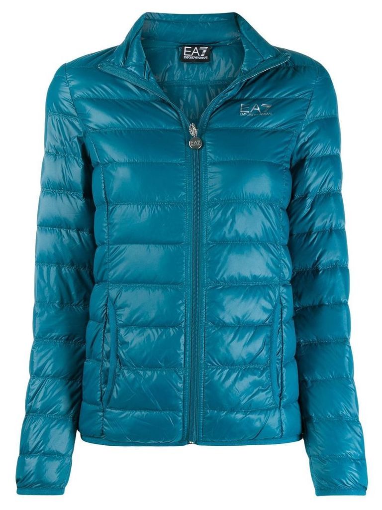 Ea7 Emporio Armani quilted jacket - Blue