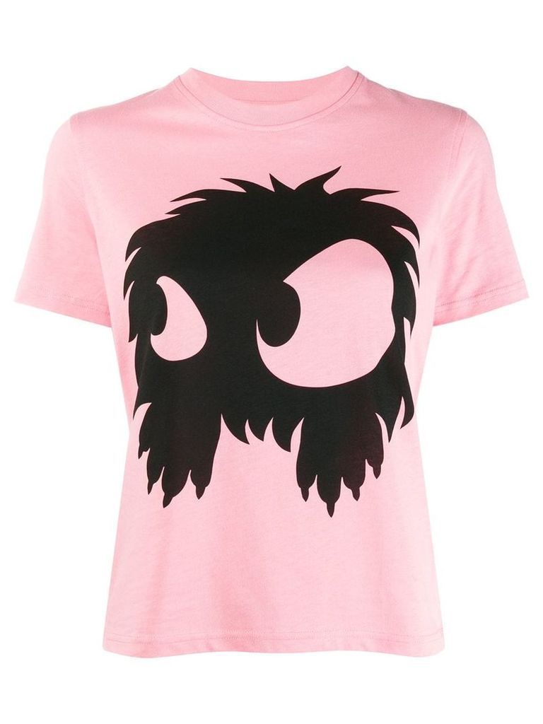 McQ Alexander McQueen chester monster print T-shirt - PINK