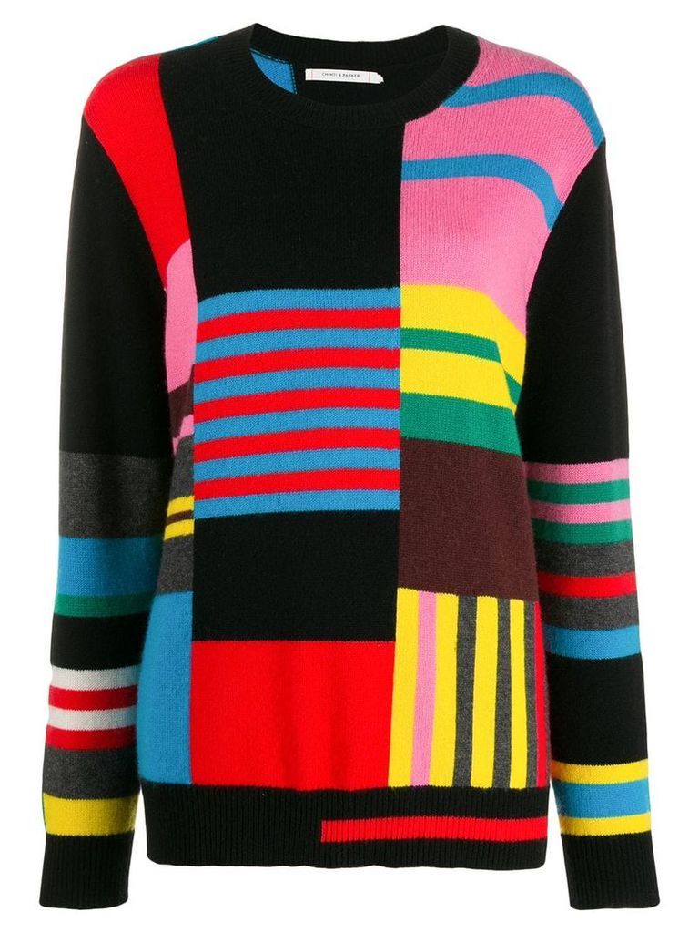 Chinti and Parker colour-block jumper - Blue