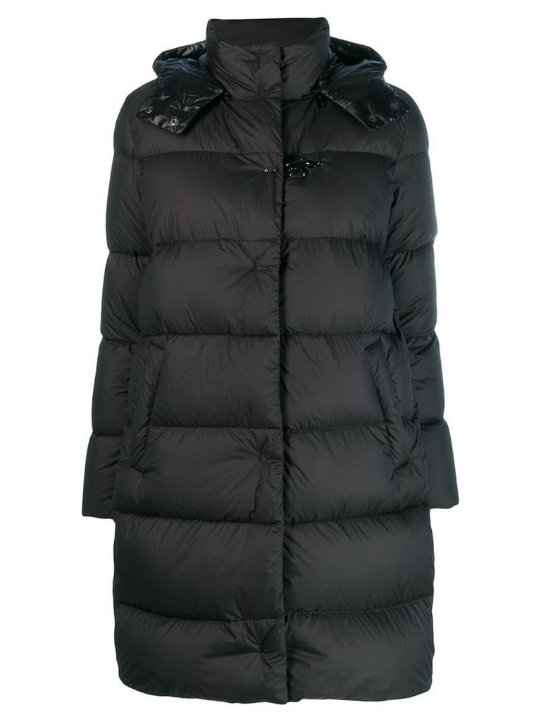 Fay padded hooded coat - Black
