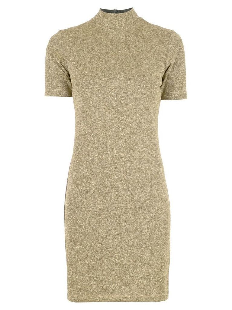 Nomia roll neck dress - GOLD