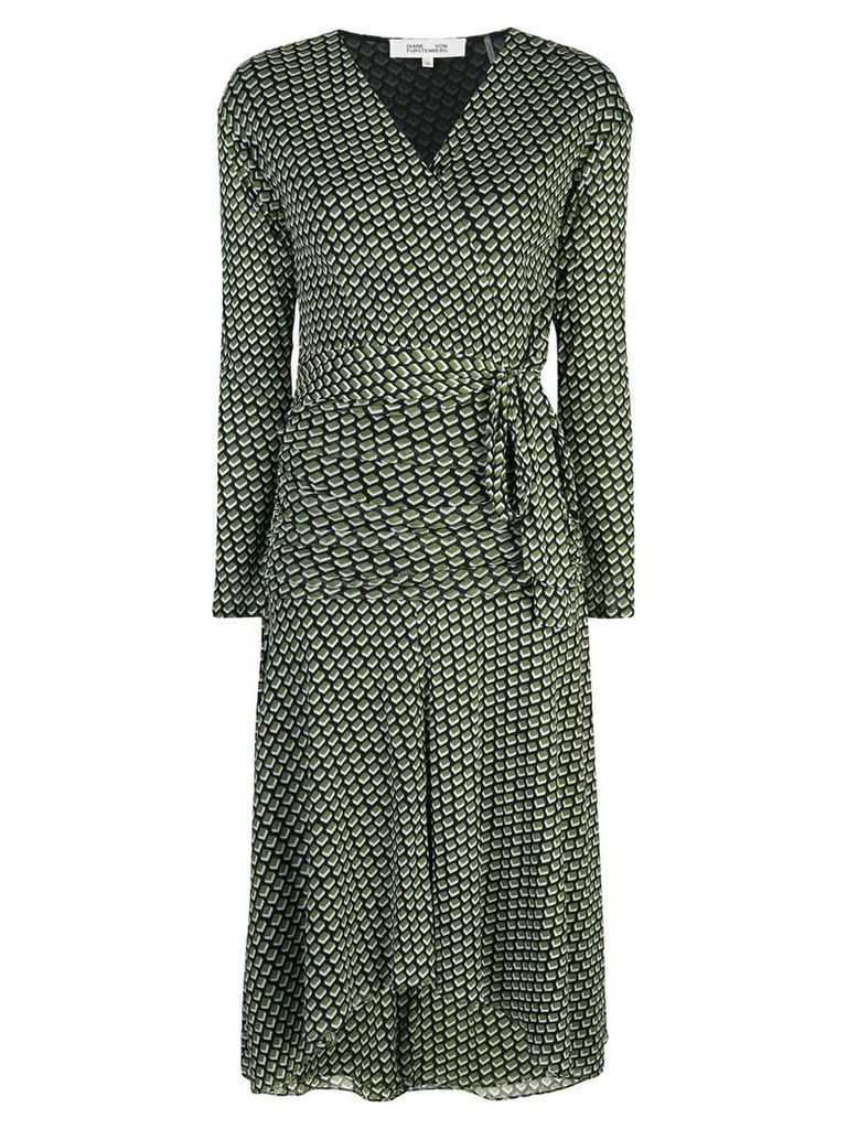 DVF Diane von Furstenberg Rilynn faux-wrap dress - Green