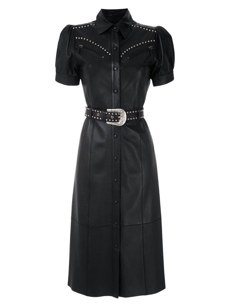 Nk Mestido Jane leather dress - Black