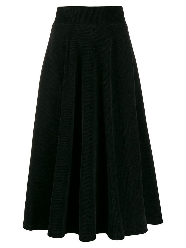 Roberto Collina high-waisted midi skirt - Black