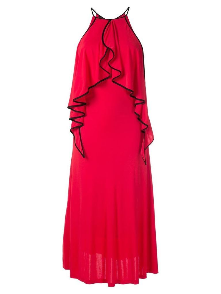 Tufi Duek ruffled gown - Red