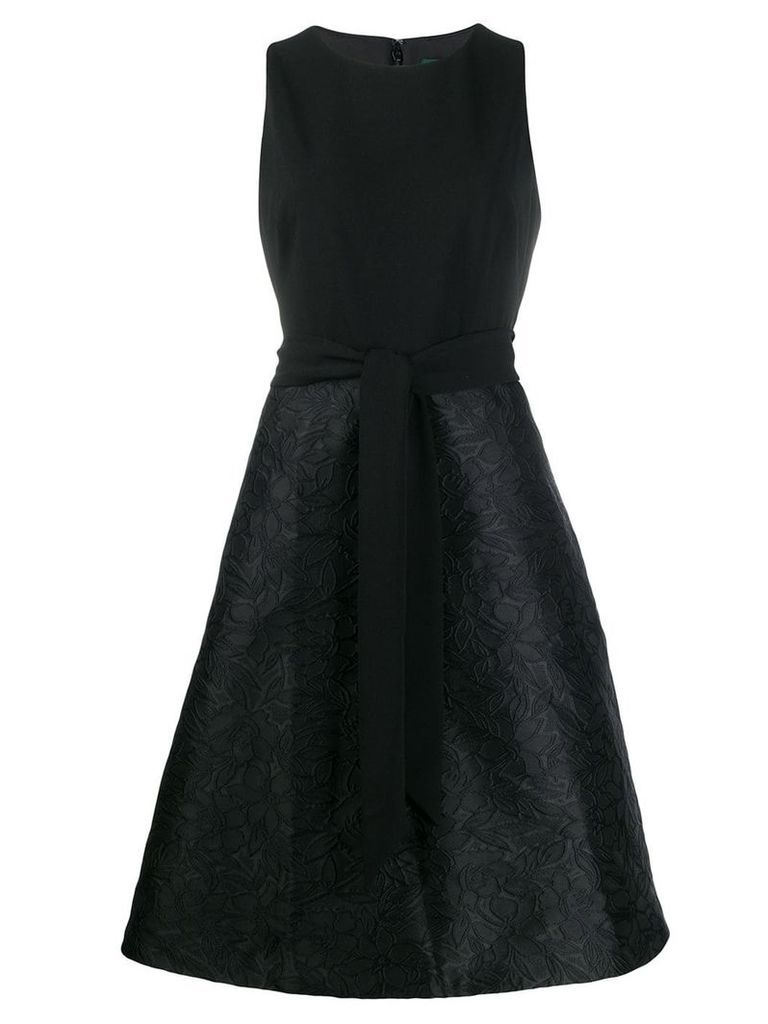 Lauren Ralph Lauren belted midi dress - Black