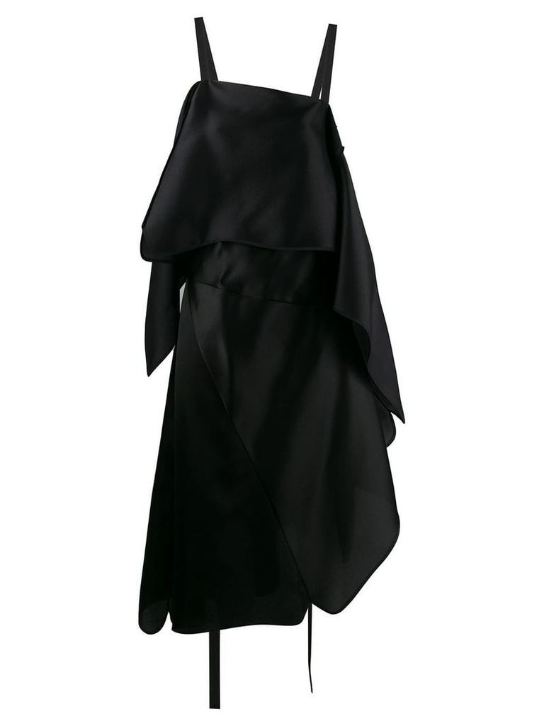 Nina Ricci layered asymmetric dress - Black