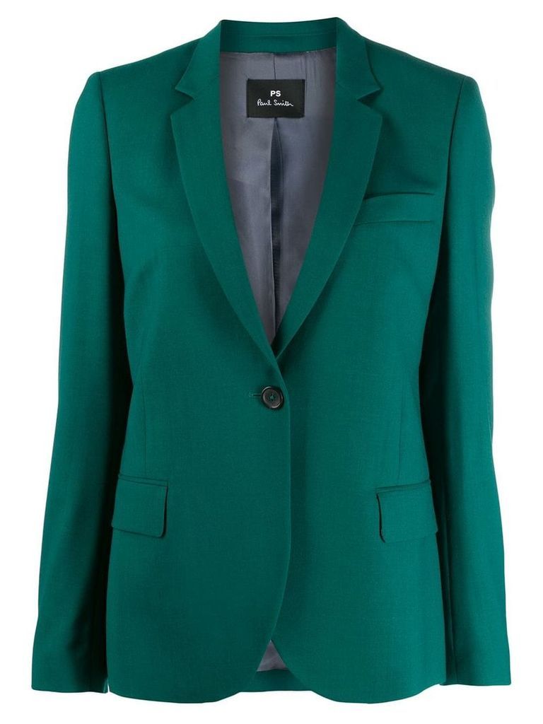 PS Paul Smith one-button fitted blazer - Green