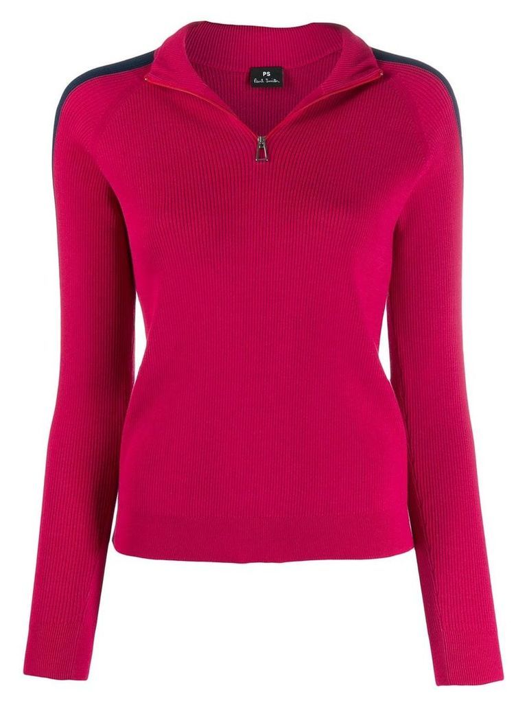 PS Paul Smith ribbed knit sweater - PINK