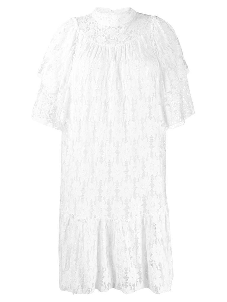 Isabel Marant Étoile floral lace dress - White