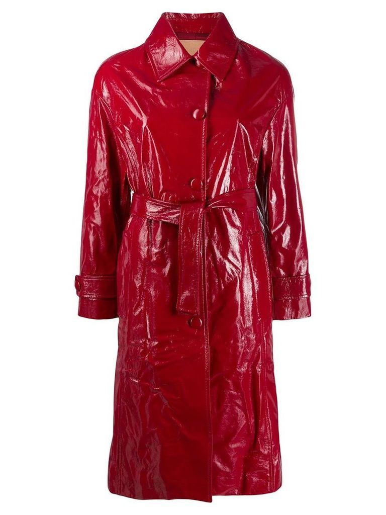Drome textured belted coat