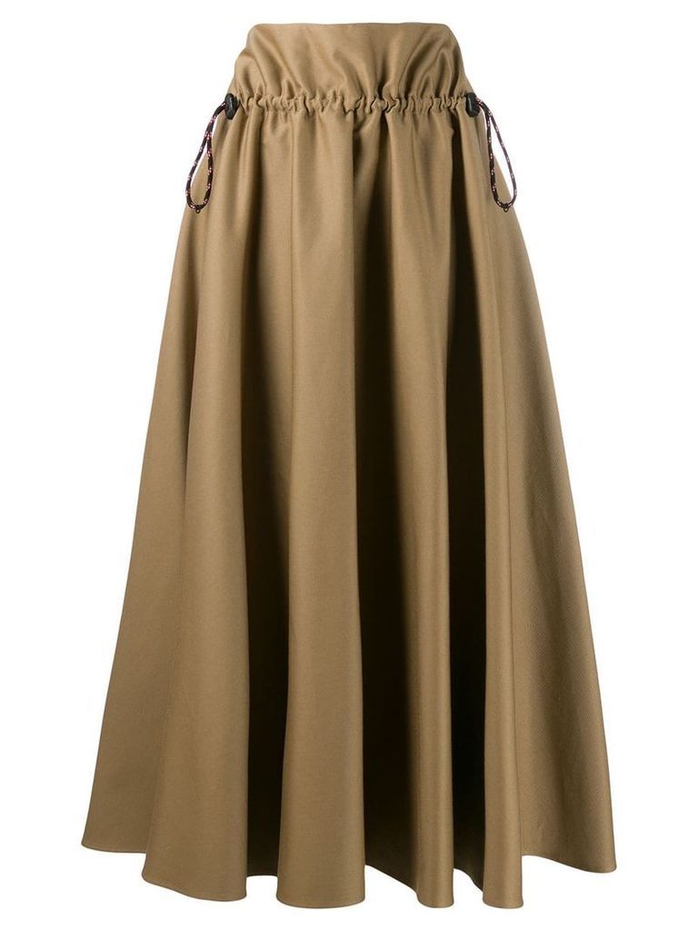 Golden Goose drawstring high-waist skirt - NEUTRALS