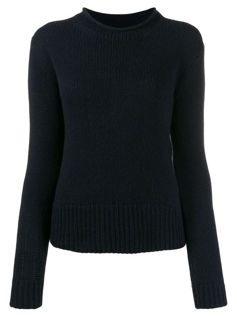 Ralph Lauren Collection long-sleeve fitted sweater - Blue