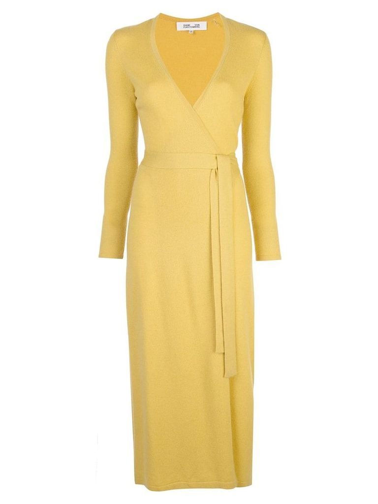 DVF Diane von Furstenberg Astrid wrap dress - Yellow