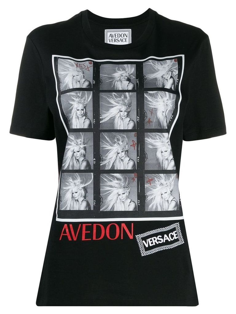 Versace Richard Avedon test T-shirt - Black