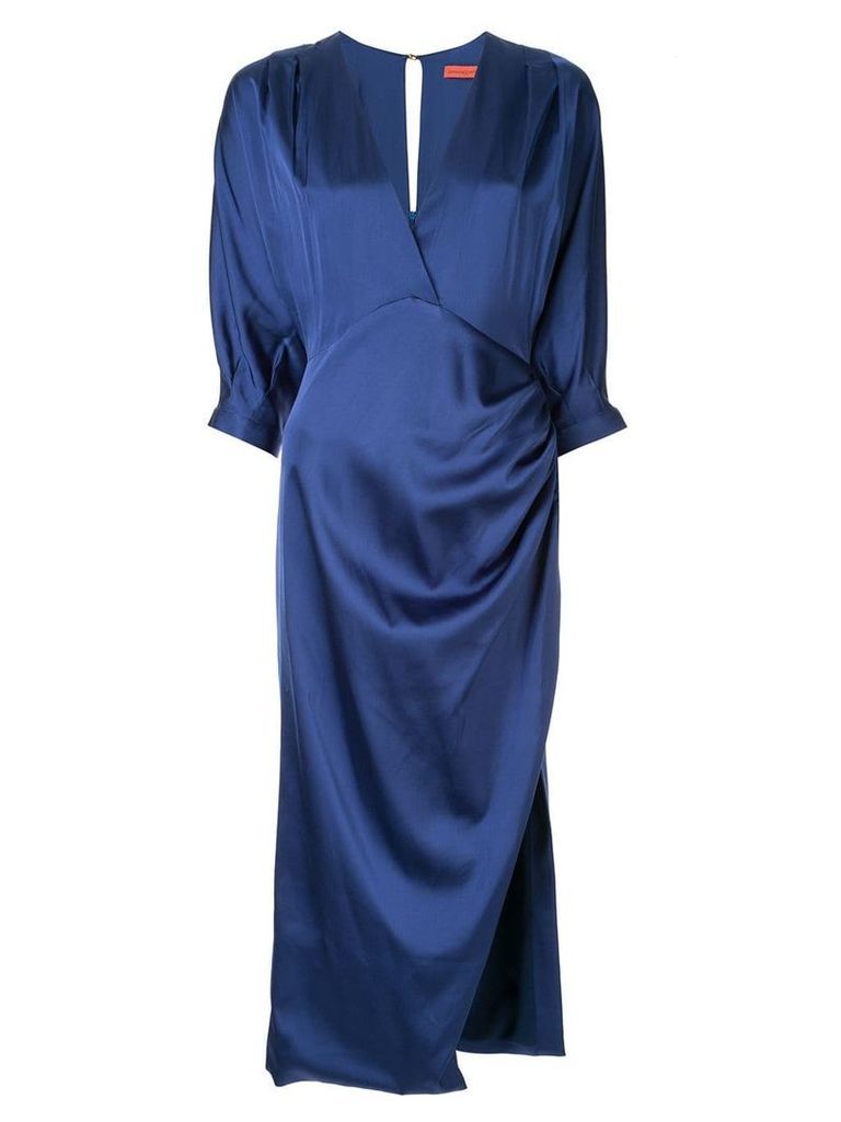Manning Cartell satin midi dress - Blue