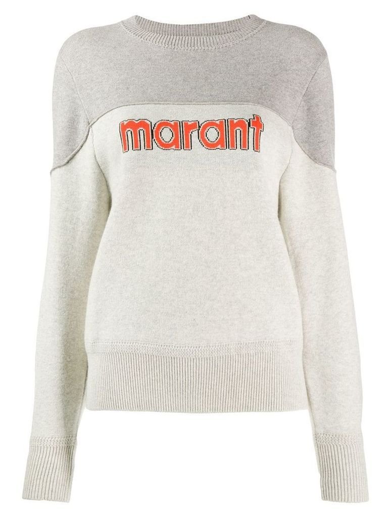 Isabel Marant Étoile two tone pullover - Grey