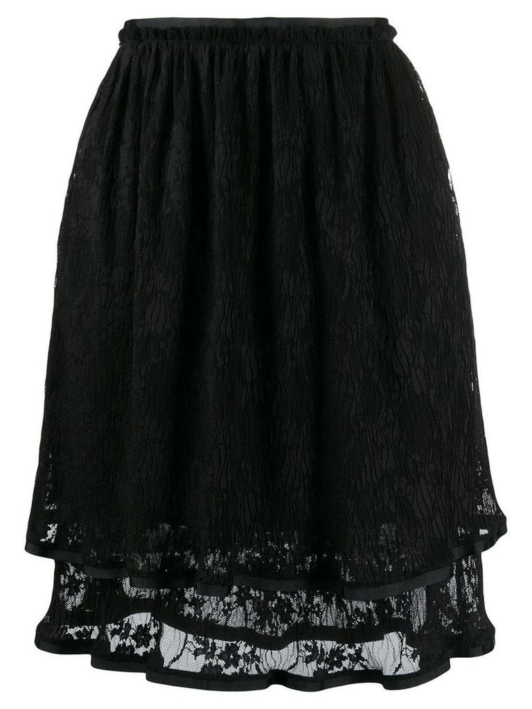 See by Chloé double layer skirt - Black