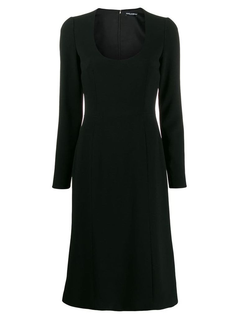 Dolce & Gabbana scoop neck dress - Black