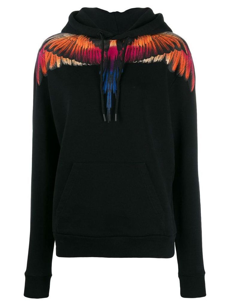 Marcelo Burlon County Of Milan Wings print hoodie - Black