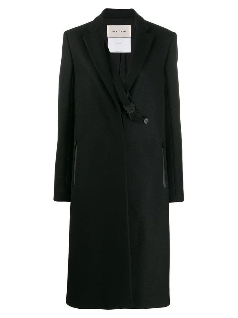 1017 ALYX 9SM buckle-detail coat - Black