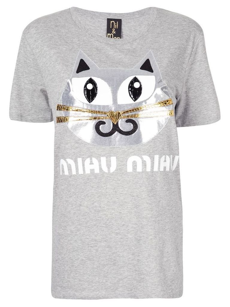 Nil & Mon Miau Mia T-shirt - Grey