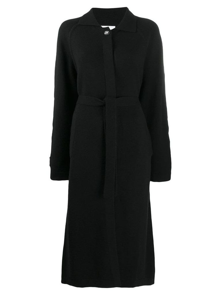 Barrie belted midi coat - Black