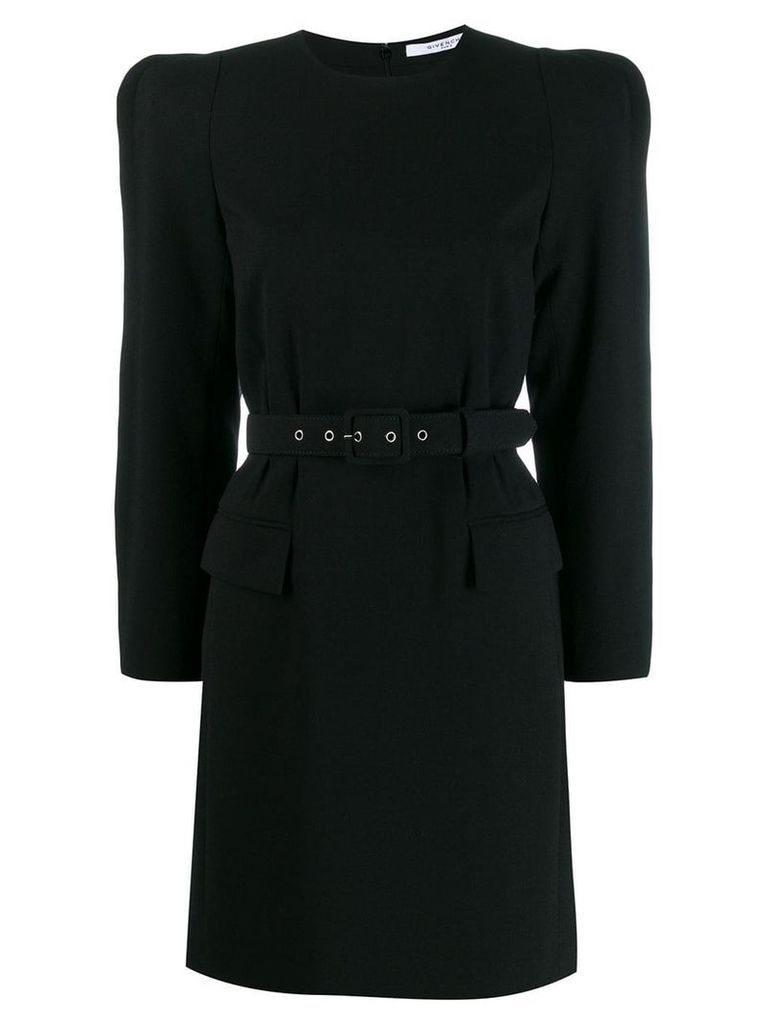 Givenchy belted structured dress - Black
