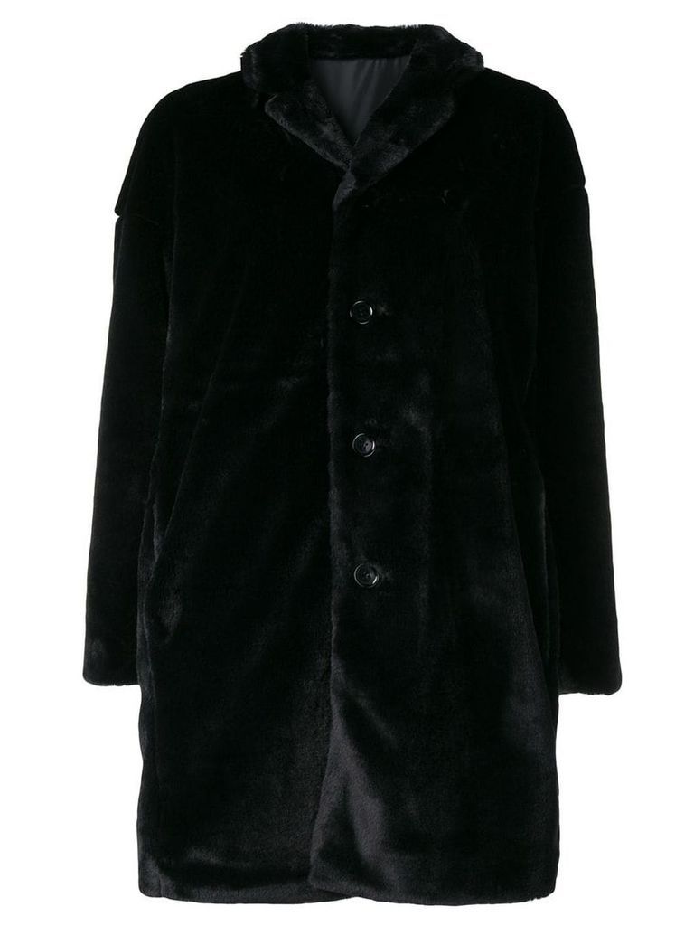 Aspesi reversible midi coat - Black