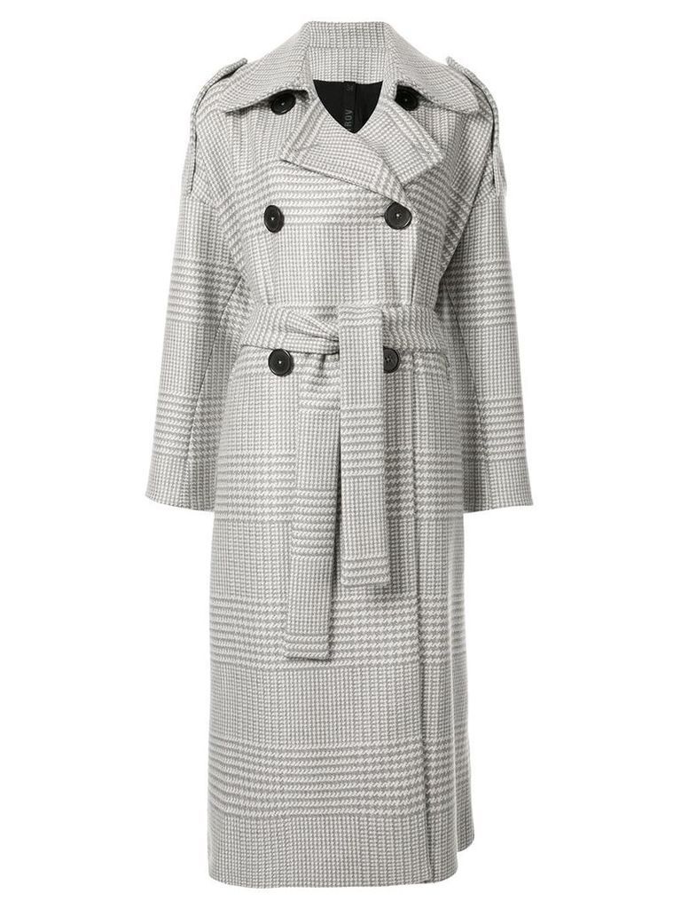 Petar Petrov double breasted trench coat - Grey
