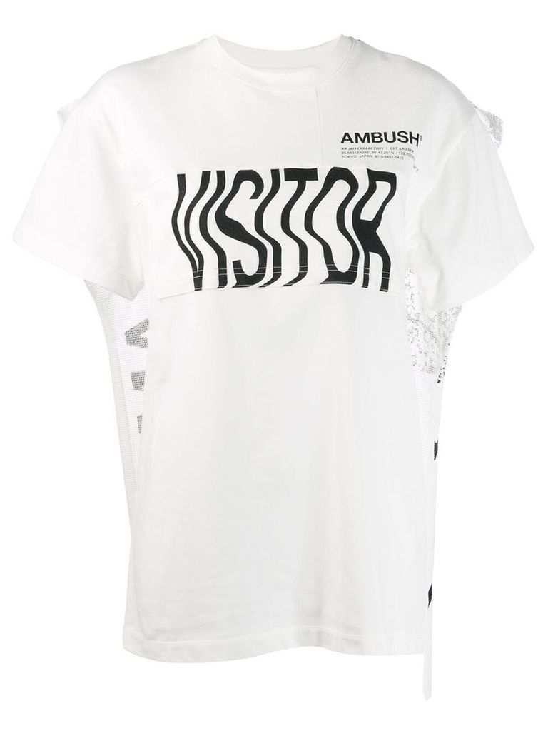 AMBUSH cape T-shirt - White