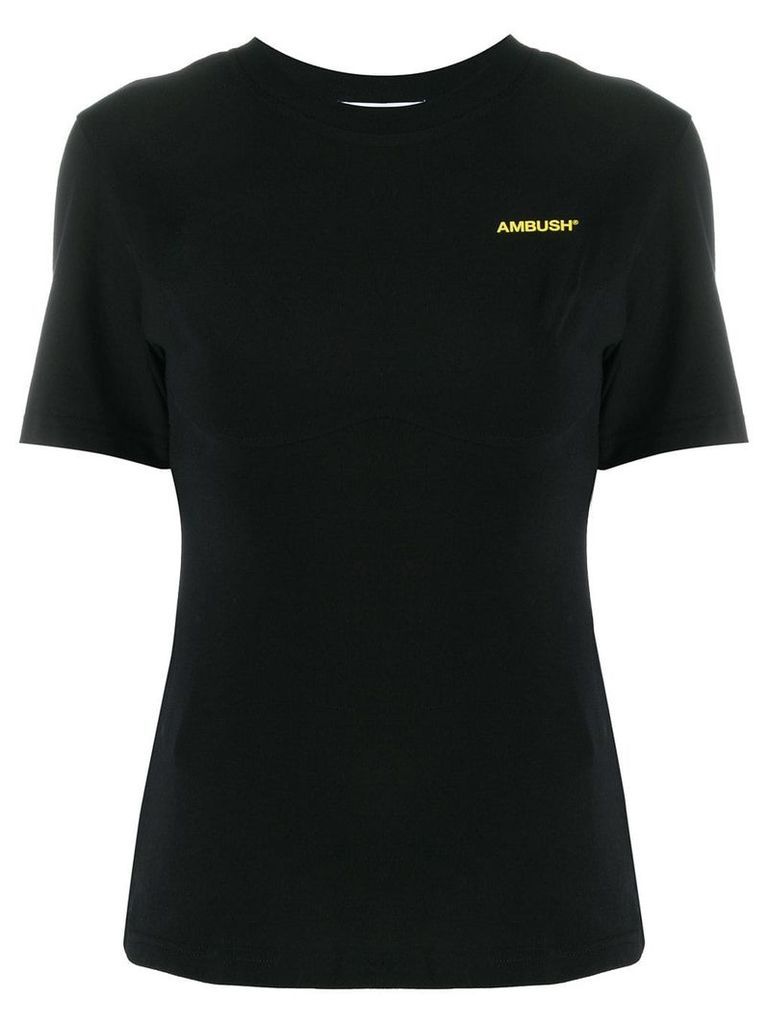 Ambush panelled cutsaw T-shirt - Black