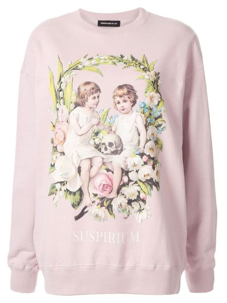 Undercover Suspirium Children print sweatshirt - PINK