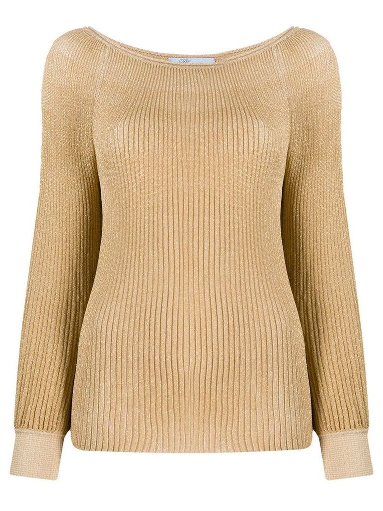 Blumarine knitted jumper - GOLD