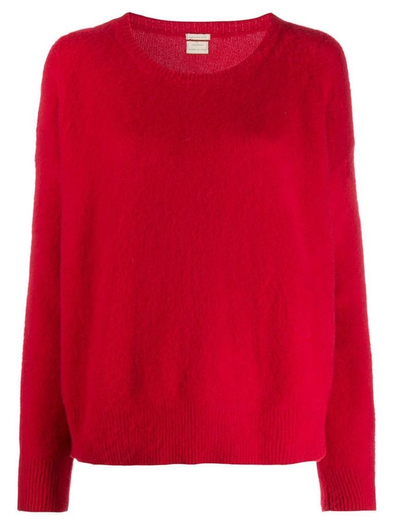 Massimo Alba draped cashmere jumper - Red