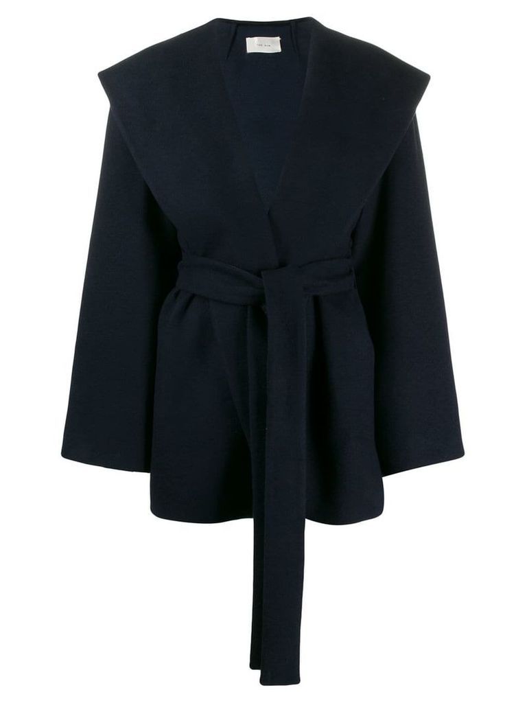 The Row belted wrap coat - Blue