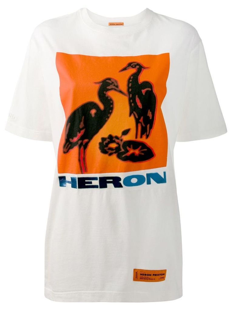 Heron Preston printed t-shirt - White