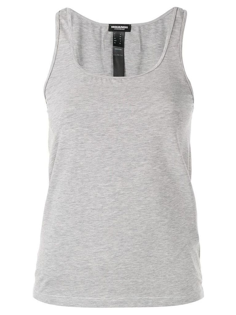 Dsquared2 fitted tank top - Grey